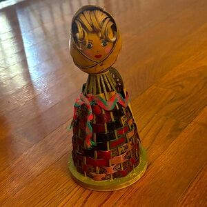 Handcrafted Multicolor Woven Doll Figurine